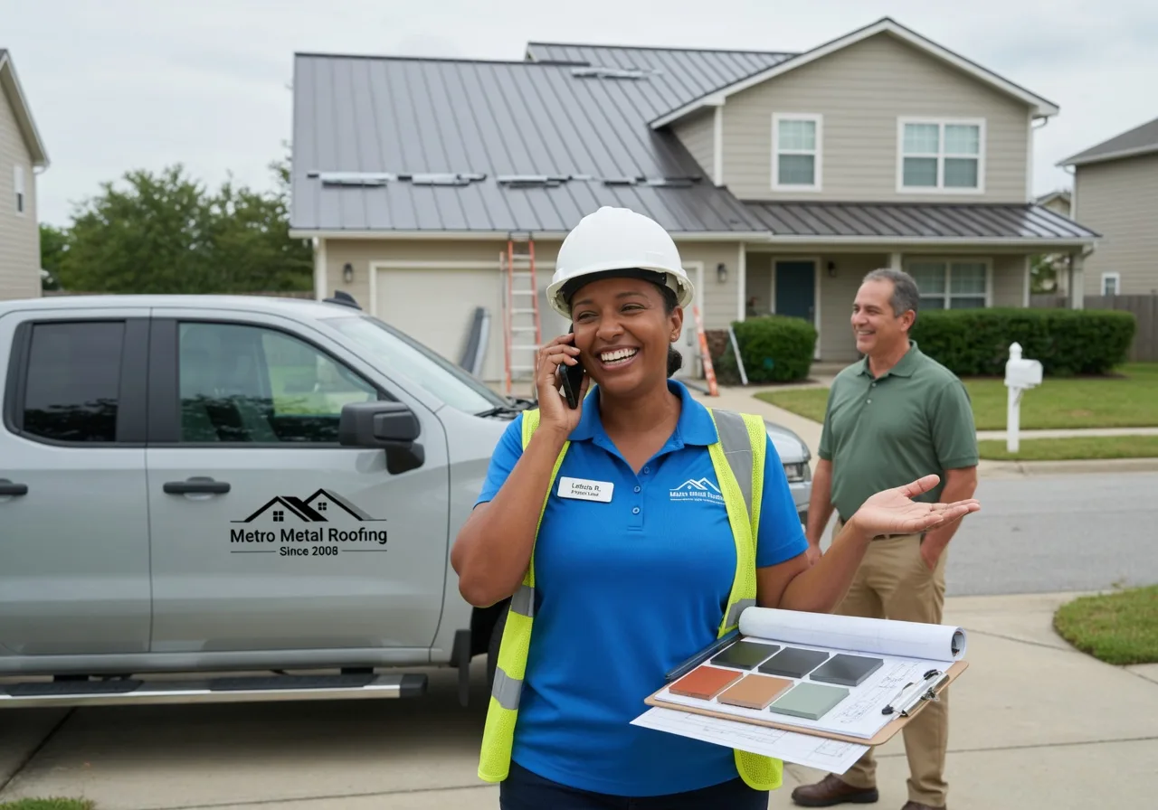 Storm Damage Metal Roof Repair in Sheridan, NY